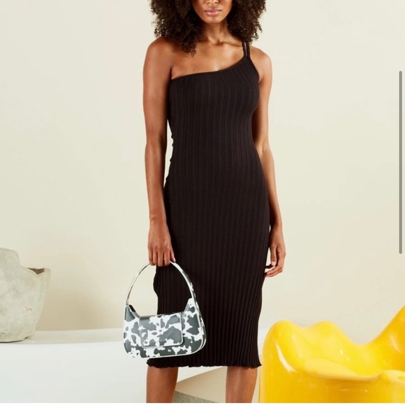NWT Simon Miller Rib Oline Dress in black - Picture 1 of 5